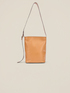 Borsa hobo vera pelle con pochette image number 3