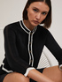 Cardigan en maille au point andalou image number 3