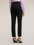 Regular fit cotton viscose blend trousers image number 1