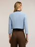 Structured jacket in cady crepe image number 1