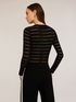 Body in jersey devoré a righe image number 1