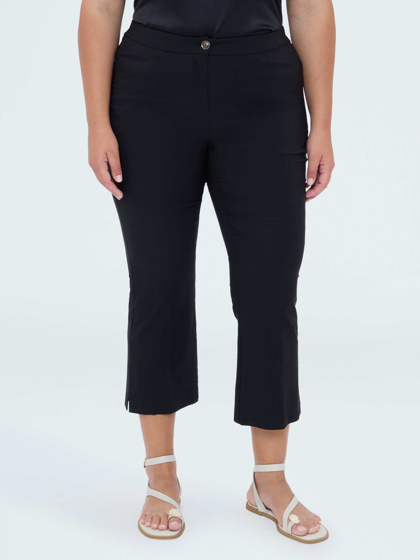 Kick Flare Pants in stretch fabric image number 0