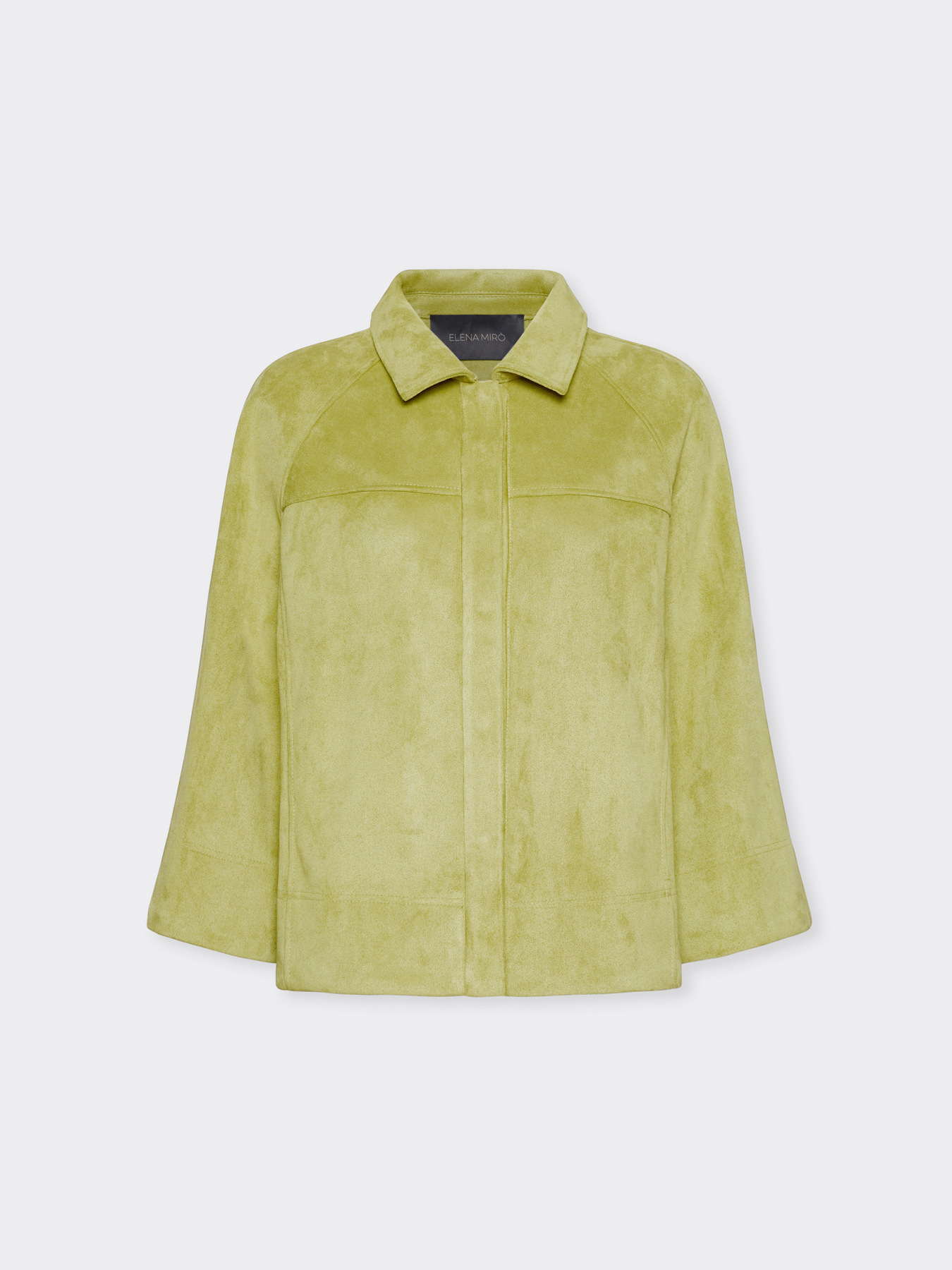 Giacca boxy in tessuto morbido image number 4