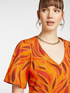Printed stretch cotton dress image number 4