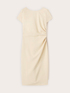 Sheath dress in cr&ecirc;pe with draping image number 4