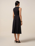 Midi dress with side bow image number 1