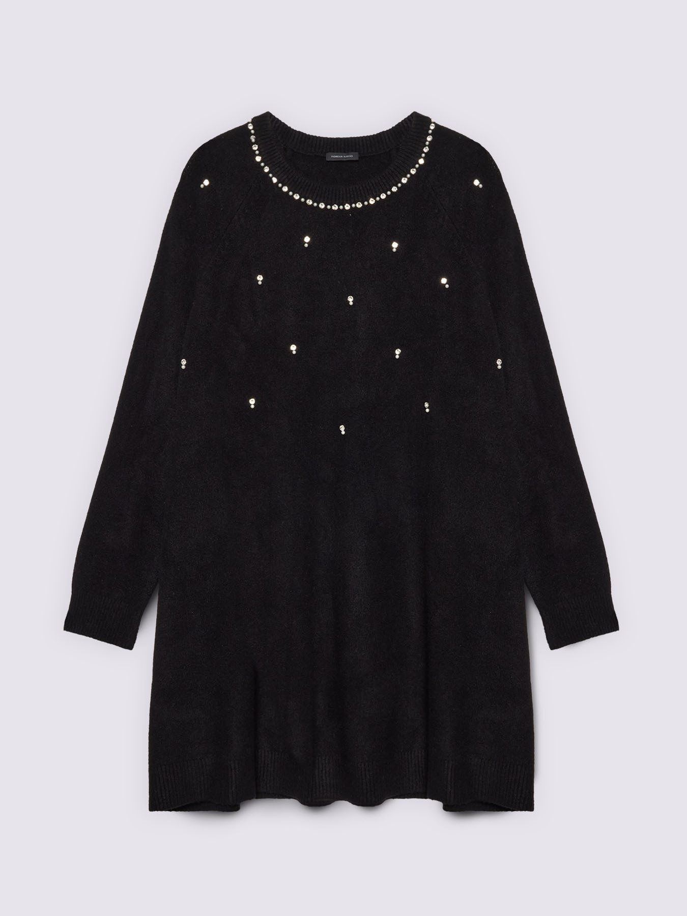 Langer Pullover mit Leuchtapplikationen image number 4