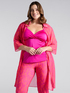 Kaftan-Hemd aus bedrucktem Georgette image number 1