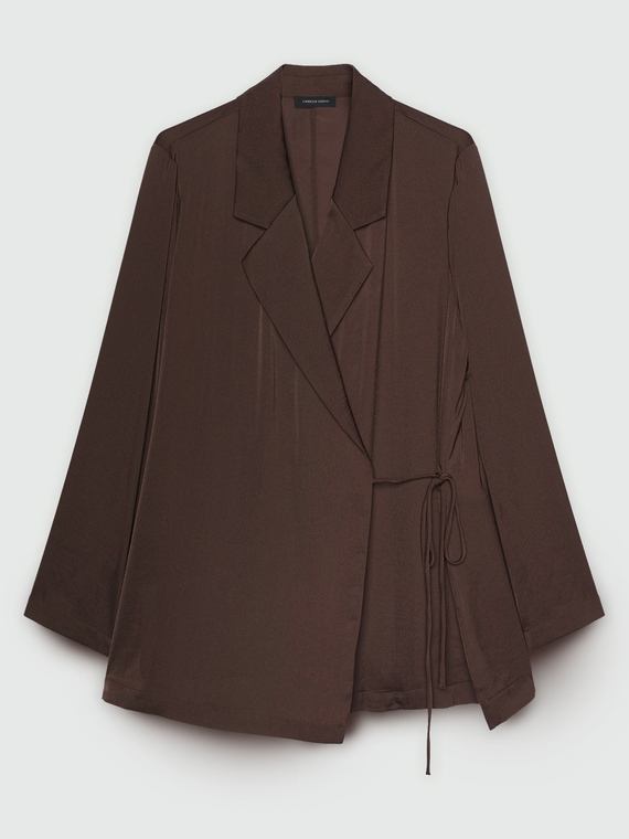 Leichter Blazer aus Satin
