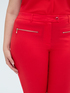 Kick Flare Pants in lightweight cotton image number 3