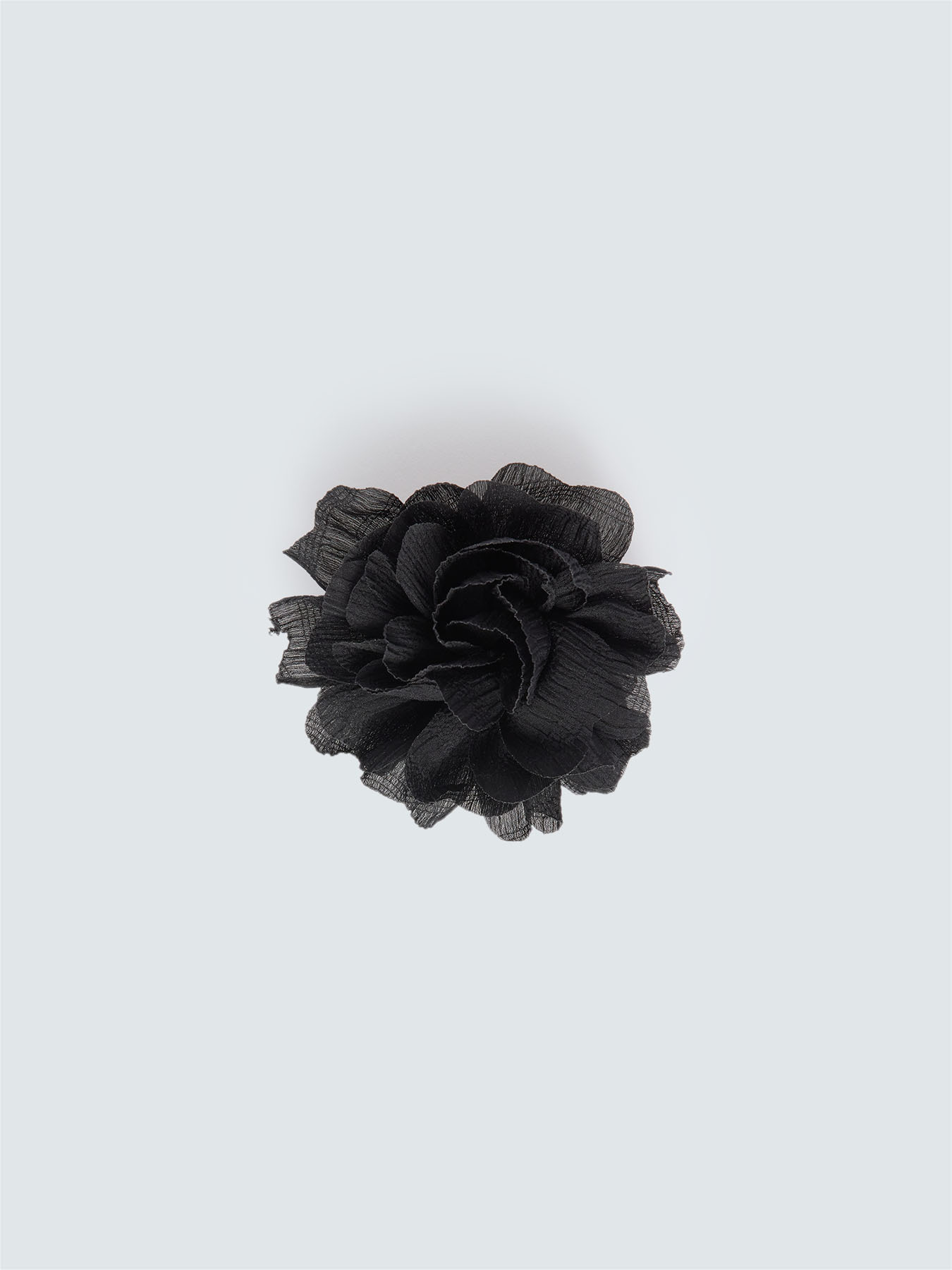 Collier avec broche fleur en tulle image number 6
