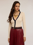 Cardigan bicolor a coste image number 3