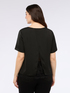Satin blouse with lace details image number 1