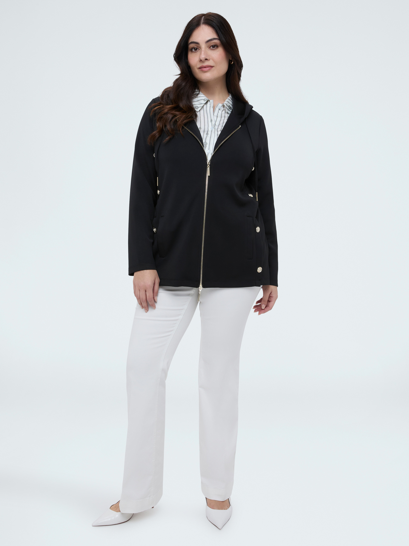 Kapuzenpullover mit Rei&szlig;verschluss image number 0