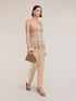 Top aus durchbrochener Strickware in Lurex image number 3