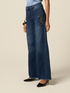 Jeans a palazzo con patch gioiello image number 3