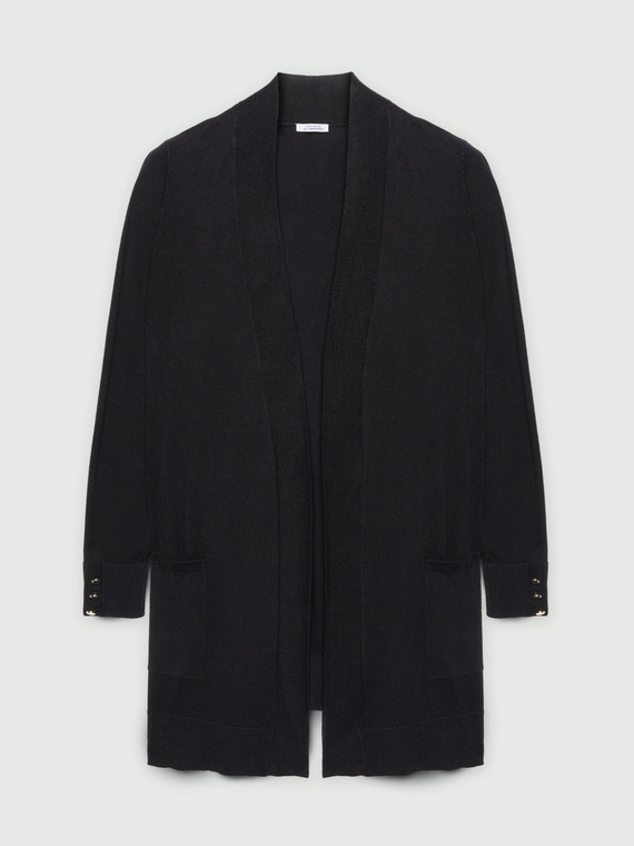 Maxi-Cardigan mit Viskose LENZING™ ECOVERO™