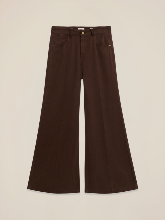 Pantaloni palazzo in tencel