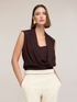 Bodysuit top with collar The Tailoring Lab image number 2
