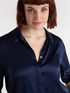 Stretch satin shirt image number 3