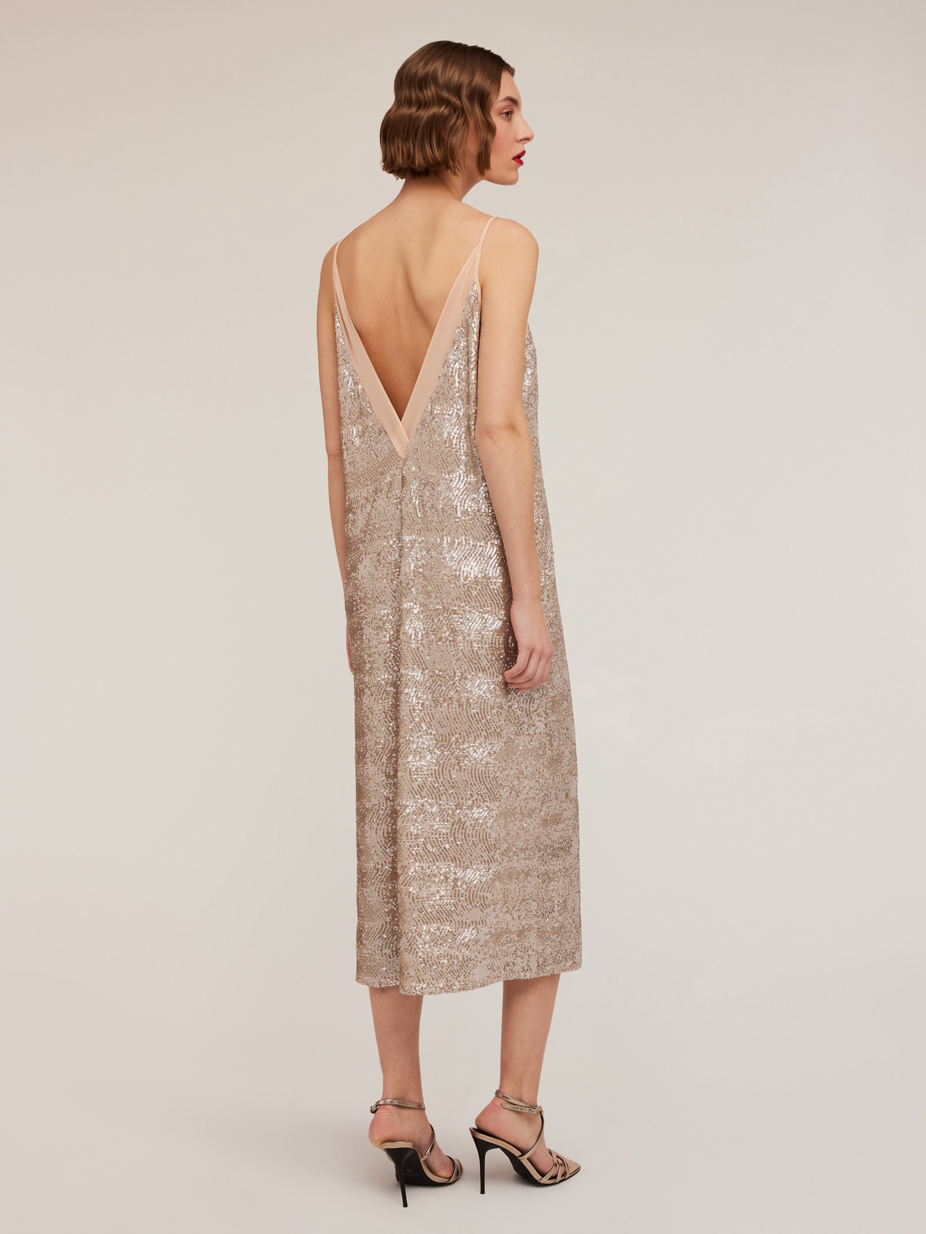 Full sequin midi dress image number 2