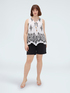 Top en viscose avec imprim&eacute; image number 2