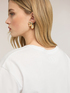 Boxy t-shirt with embroidered logo image number 3