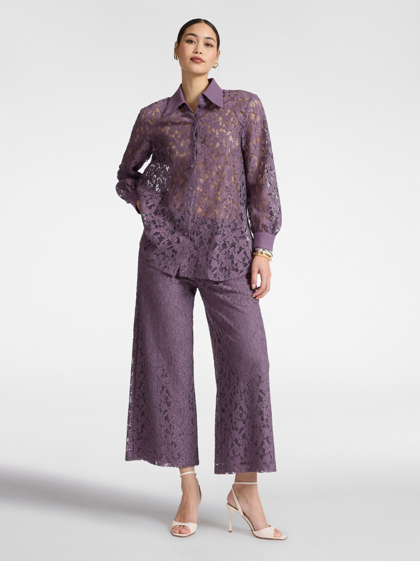 Camicia in pizzo image number 2