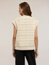 Bouclé fabric vest image number 1