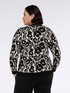 Crew neck sweater with floral print image number 1