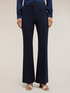 Pantaloni bootleg din poliviscoza image number 2