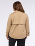 Short double-breasted trench coat image number 1