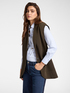 Sleeveless blazer in stretch cady image number 0