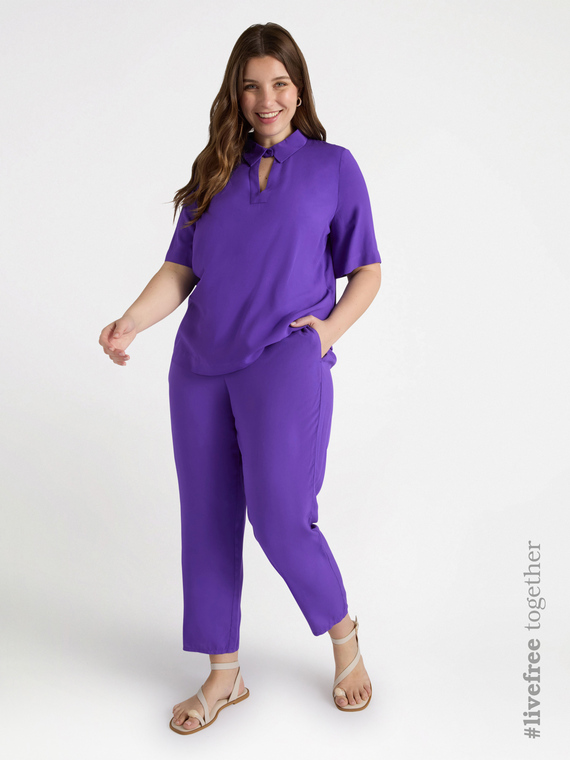 LENZING™ ECOVERO™ viscose trousers