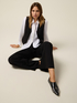 Crepe fabric vest image number 1