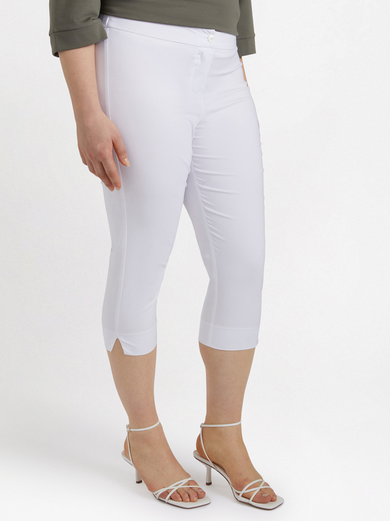 Capri-Hose aus Stretchgewebe