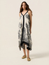 Patterned viscose dress image number 0