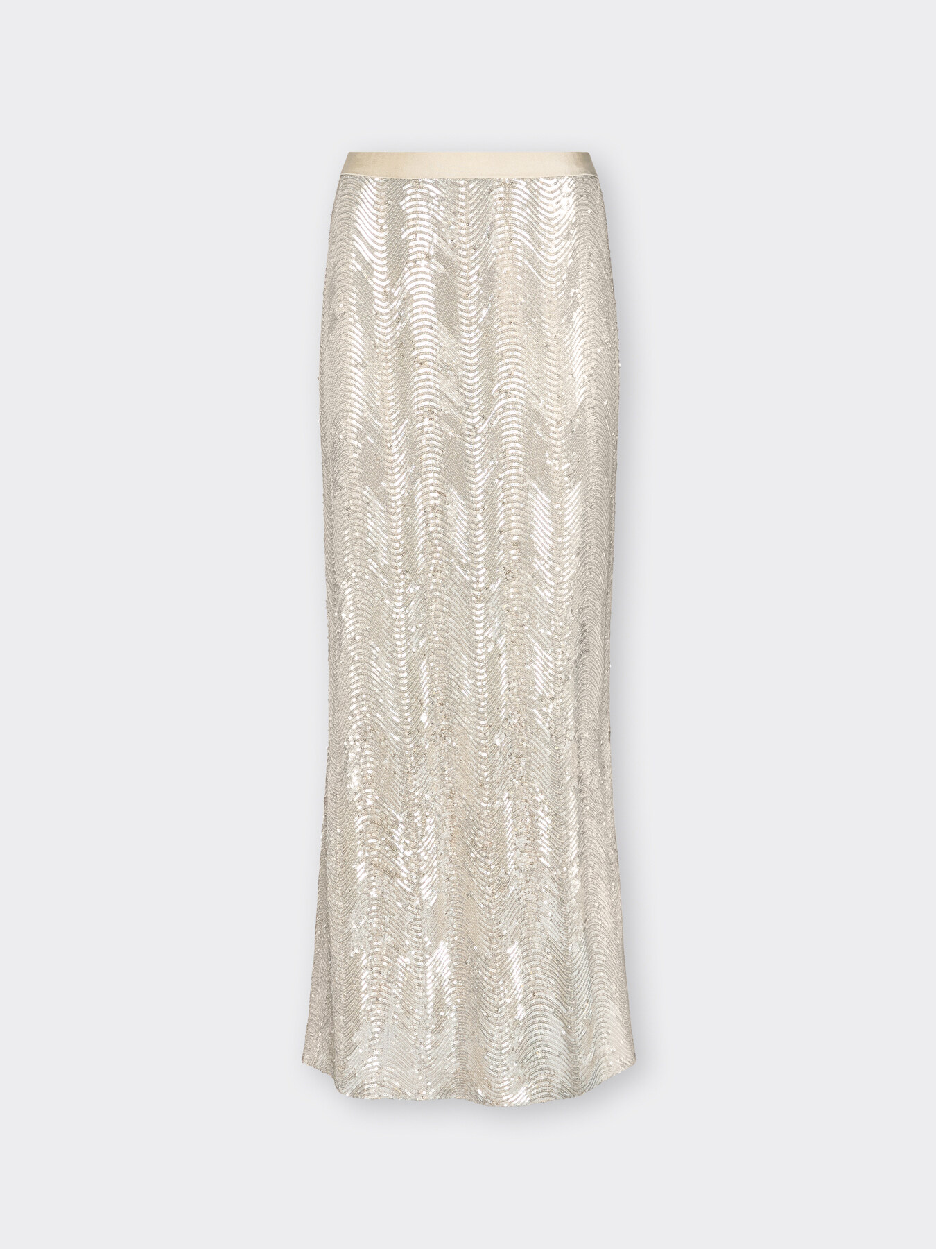 Long tube sequin skirt image number 4