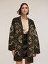 Jacquard knit cardigan over image number 2