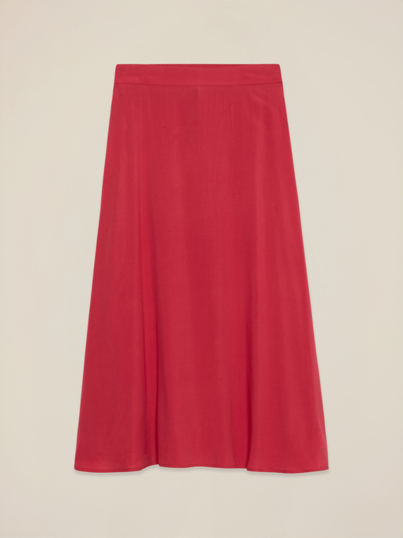 A-line skirt in viscose