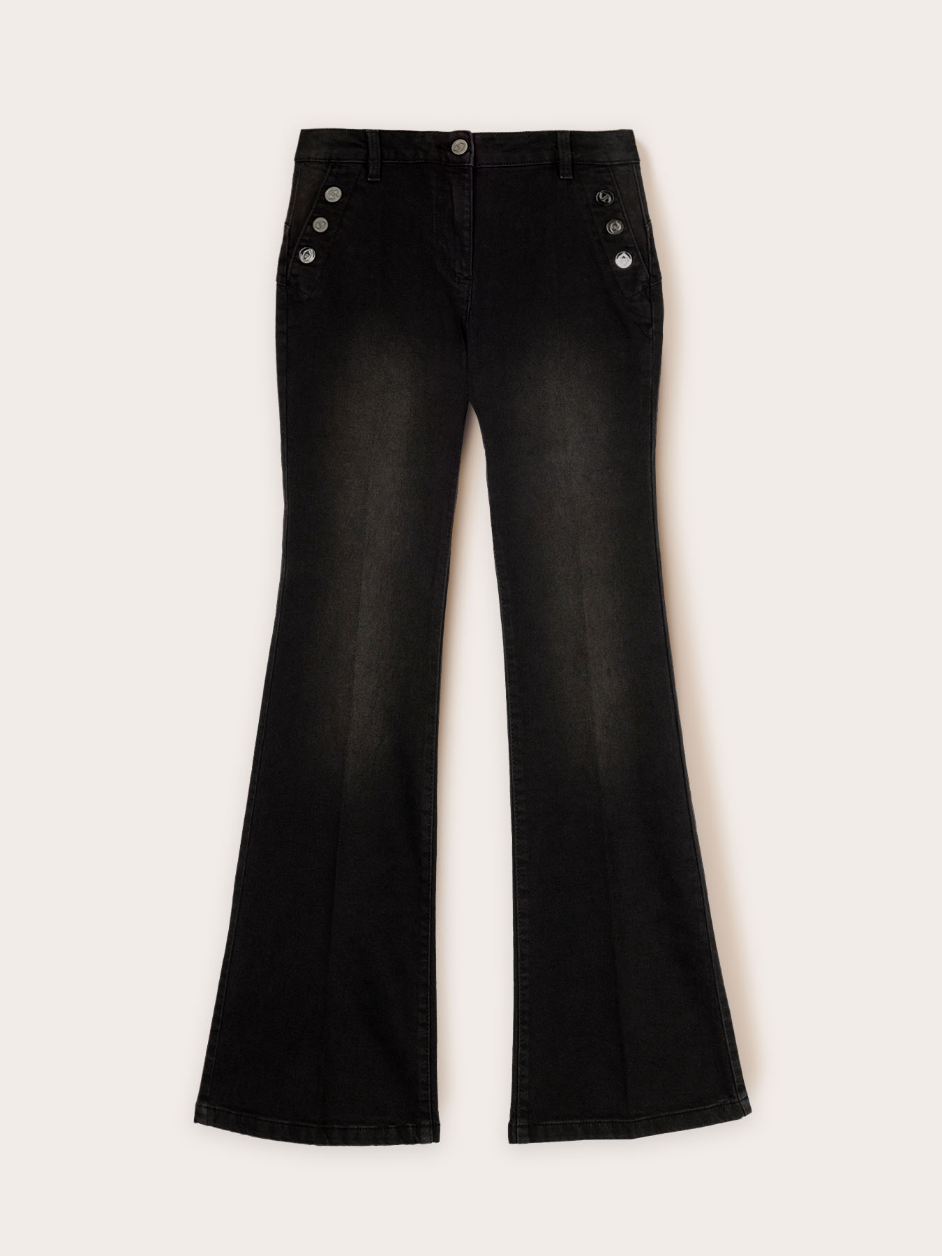 Elle push-up flare jeans image number 4