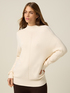 Turtleneck sweater with ribbed details image number 0