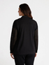 Hemdbluse mit Lochmuster aus Sweatstoff image number 2