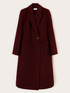 Manteau croisé en drap de laine mélangée image number 4