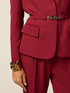 Blazer with jeweled belt image number 2
