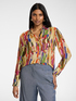 Printed viscose shirt image number 0