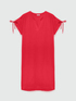 Dress with drawstring on the shoulders image number 4