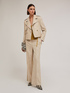 Polyviscose double-breasted short jacket image number 2