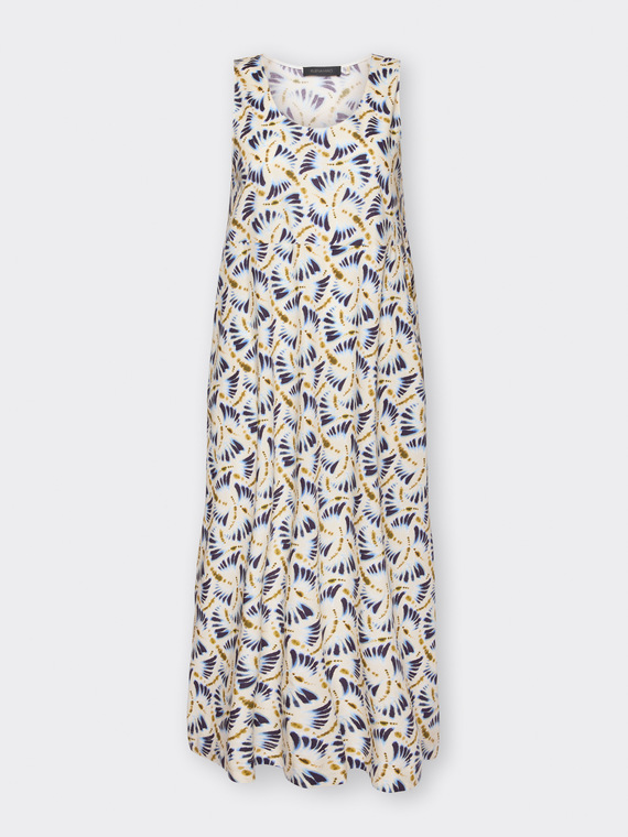 Robe longue imprim&eacute;e