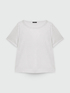 T-Shirt Lurex mit Details am Ausschnitt image number 4